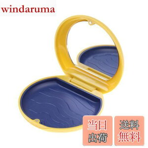 【送料無料】DEVENTORZ マウスピースケース リテーナーケース 磁気開閉 密閉 防水防塵 携帯便利 滑り止めシリコンマット付き 鏡付き 多機能 義歯・矯正用収納ボックス 家&旅行用 コンパクト