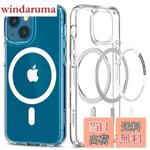 yzSpigen iPhone13MiniP[X MagSafe }Olbg ϏՌ ČRMILKi擾 2d\ 菝h~ }OZ[t KpJo[ CX[dΉ EgEnCubh }O ACS03322 (zC