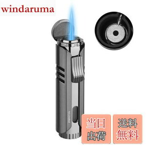 【送料無料】【高い品質】PIPITA 直噴ターボライター キャンドル トーチライター ターボ 注入式 ジェットライター 防風 充填式 ろうそく火起こし ガスライター キャンプ(ガスなし) (グレー