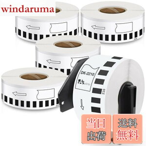 �y���������z���ڎ��e�[�v 29mmx30.48m DK-2210 DK 2210 ���M�X�e�b�J�[�� ���x���v�����^�[ QL-800 QL-820NWB QL-700 QL-550 QL-720NW QL-650TD 5���[���Z�b�g�A�u���U�[Brother�ƌ݊����̂��� DK���x�� ���v152.4���[