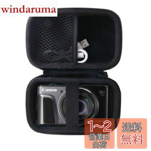 yzCanon PowerShot G7X / SX620HS/SX720HS/SX730HS/SX740HS/G9 XfW^Jp[P[X-WERJIA (storage case-Black)