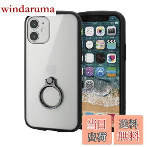 yzGR iPhone 12 mini P[X nCubh ϏՌ TOUGHSLIM LITE t[J[ Ot ubN PM-A20ATSLFCRBK