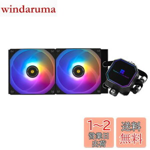 yzThermalright Frozen Prism 240 Black ARGB AIO N[[AtCPUN[[A2×120mm PWMt@VXeA1850RPMAAMD/AM4/AM5 & Intel LGA115X/1200/2066/1700 ɓK܂B