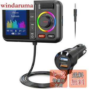 yzHUNDRUP FMgX~b^[ Bluetooth5.0 QC3.0}[d 2USB|[g Siri Voice Assistant ԍڏ[d AUXLڑ USB/microSDJ[hɑΉ 4yĐ[h 12V-24VԑΉ nYt[