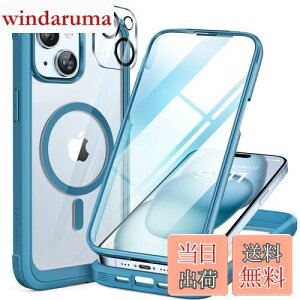 yzMiracase iPhone15 p P[X MagSafeΉ 9H KX 360°ی X}zP[X iPhone15 p Jo[ Sgop[یP[X 6.1C` tJo[ CX[dΉ }OZ[tΉ }O