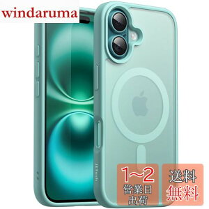 yzJETech iPhone 16 Plus 6.7C`p }Olbg P[X MagSafeɑΉ ̃}bgw ^ ϏՌ Jo[ (eB[u[)