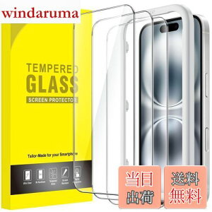 yzJETech iPhone 16 6.1C`p tیtB KX KChgt P[XɊȂ HDNA 3Zbg