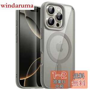 yzJETech iPhone 16 Pro 6.3C`p }Olbg P[X MagSafeɑΉ Ռz op[Jo[ \bhJ[}bgTPUt[ h~ NAobN (i``^jE)