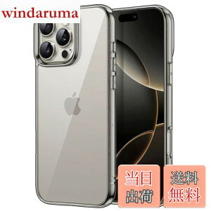 【送料無料】JETech iPhone 16 Pro 6.3インチ用 ケース 黄ばみなし 衝撃吸収 バンパーカバー 傷つけ防止 クリアバック (ナチュラルチタニウム)