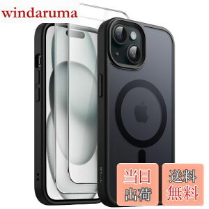 yzJETech 3 in 1 iPhone 15 6.1 C`p }Olbg P[X 2KXtBt MagSafeΉ }bgobN ϏՌX}zJo[ (ubN)