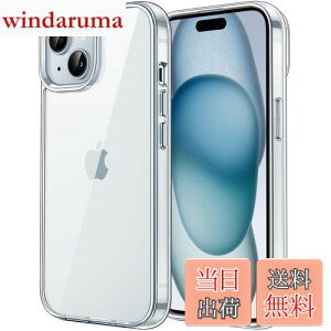 yzJEDirect iPhone 15 Plus 6.7C`p یP[X ΂݂Ȃ Ռz op[Jo[ h~ NAobN (NA)