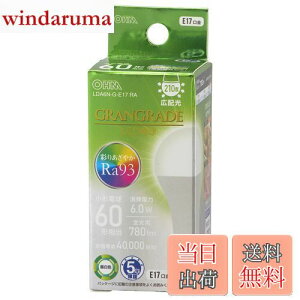 yzI[(OHM) d@ LEDd` E17 60`/60W F Ra93F Ή fMގ{HΉ ~jNvg` LDA6N-G-E17 RA 06-5564