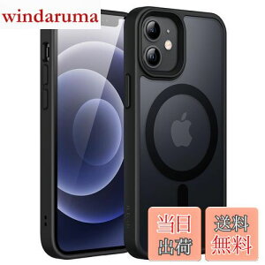 yzJEDirect iPhone 12 mini 5.4C`p }Olbg P[X MagSafeɑΉ ̃}bgw ^ ϏՌ Jo[ (ubN)