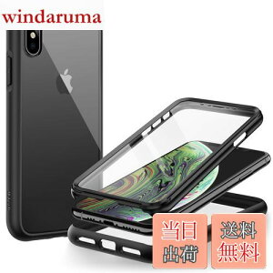 yzJEDirect iPhone XS  iPhone X (5.8C`p) P[X tیtB h~ t{fB 360°S یJo[ NAobN (ubN)