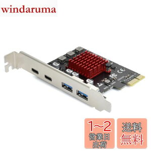 yzELUTENG USB3.1݃{[h 4{[h y2 USB-A & 2 USB-Cz 5Gbps PCIEC^[tF[XJ[h USB3.0gJ[h PCI-Express3.0ڑ PCI-E X1/X4/X8/X16 Windows 11/10/8/7/XP/VistaΉ