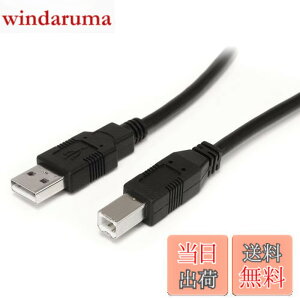 �y���������zStarTech.com USB 2.0 ���s�[�^�[�P�[�u�� 9.1m USB-A(�I�X) - USB-B(�I�X) 480Mbps �u���b�N USB2HAB30AC