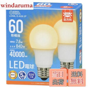 yzI[(OHM) d@ LEDd E26 60` 60bg` 60W` `Ή S dF 2 LDA8L-G AG6 2P 06-5520