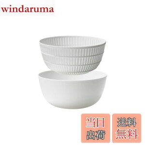 yzCNCbg (like-it)  {E Colander&Bowl ĂƂɂg Uƃ{[  3.2L U22.7×10.4cm {E:U23.7×10.7cm zCg { ؂ ؂\