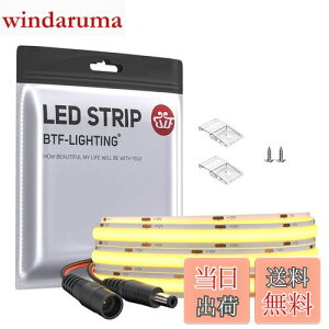 BTF-LIGHTING FCOB COB LEDe[vCg x tLVu LEDe[vCg 1M 480LEDs/m F 4000K 8mm XgbvCg DC12V 9W/m \ ό`\ ؒf\ Q Lb`z[  Gl