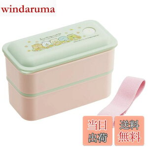 【送料無料】スケーター (skater) 弁当箱 銀イオン Ag+ 抗菌 ふわっと 盛れる パッキン 一体型 2段 550ml すみっコぐらし ねこのきょうだい PALW6AG