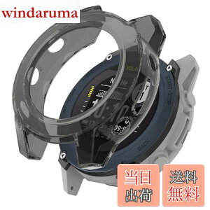 【送料無料】Miimall 【ソフトケース】 Garmin Descent G1 適用 ケース ガーミン Descent G1 保護カバー 超軽量TPU材質 半透明 側面保護 衝撃吸収 傷防止 GARMIN Descent (ディセント) G1 ケース (ブラック