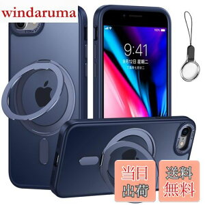 iPhoneSE3/SE2/SE/8/7 p P[X MagsafeΉy360°]\ MagsafeOX^h z_[ ̌^EXgbv1tzACtHSE 3/2 iPhone 8Jo[X^h@\ cΉ HILEGENERP[X 