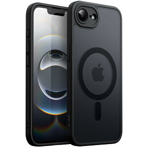 yzJETech iPhone 16e 6.1C`2025p }Olbg P[X MagSafeɑΉ ̃}bgw ^ ϏՌ X}zJo[ (ubN)