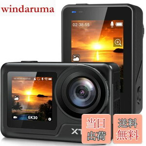 【送料無料】XTU MAX2 アクションカメラ 4K60FPS 20MP アクションカム 縦向き撮影 SuperSmooth手ぶれ補正3.0 本機防水5m 水中カメラ 1550?Ahバッテリー付き 事前録画 Type-Cポート対応 5GWiFiサポート 日本語