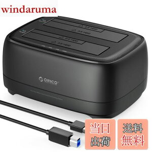 yzORICO HDDX^h 2䓋 HDD Rs[ ItCN[@\t 2.5^&3.5^Ή 2x20TB Ή hdd ssd  Hsv USB 3.0 to SATA T|[gUASP DD28U3-C