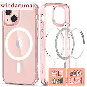 yzSpigen iPhone13MiniP[X MagSafe }Olbg ϏՌ ČRMILKi擾 2d\ 菝h~ }OZ[t KpJo[ CX[dΉ EgEnCubh }O ACS03324 ([Y