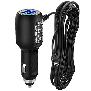 yzBTtime VK[\Pbg hCuR[_[pdP[u VK[\Pbg miniUSB USB2|[g 2.4A+1A 12V/24V hCuR[_[/GPS/^ubgPC/PDA/DVD^@ȂǂɓKp