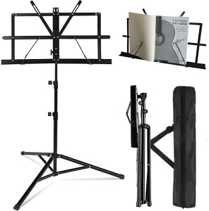 【送料無料】COCOSUN【2023最新卓上版】 譜面台 楽譜 折りたたみ式 1つの功能 読書台 卓上 筆記台 楽譜たて 楽譜スタンド ブックスタンド デスクトップスタンド メニュースタンド プロジェクタ