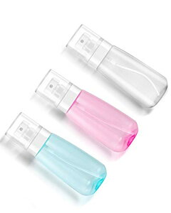 【送料無料】AutoGo スプレーボトル 100ml【3個セット 三色】 霧吹き 極細ミスト 多機能詰替ボトル 詰替え容器 PETG素材 漏れ防しデザイン 軽量 携帯便利 消毒 除菌 虫除け 旅行 化粧水 詰め替え