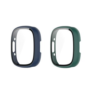 yzLICHIFIT Fitbit Versa4/Sense2pیP[X t[+tB ̌^ Jo[ TPU X}[gEHb`Jo[ EȒP ϏՌ h~y  ANZT[