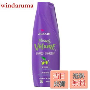 �y���������zAussie Miracle Volume Shampoo - 12.1 fl oz/�I�[�W�[�~���N���{�����[���V�����v�[ 360ml [���s�A���i] �T�C�Y�F360�~�����b�g�� (x 1)