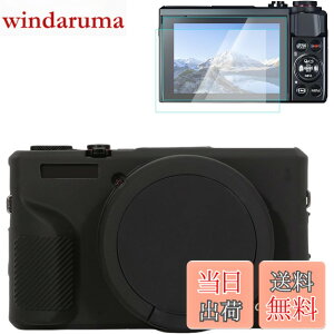 �y���������zRieibi �J�����P�[�X Canon G7X Mark III�f�W�^���J�����p�P�[�X G7X Mark III�A�N�Z�T���[ �X�N���[���v���e�N�^�[ �V���R�[���P�[�X �L���m��G7X3�ی�J�o�[�ƃX�N���[���ی�t�B���� 