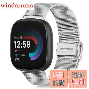�y���������z[HeeNia] Fitbit Versa 4 /Fitbit Versa 3 /Fitbit Sense 2 /Fitbit Sense �Ή� �o���h �����x���g �X�e�����X�� �ւ��x���g �������߉\ �j�����p Fitbit Versa 4 /Fitbit Versa 3 /Fitbit Sense 2 /Fitbit Sense �Ή� 