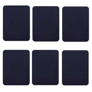 【送料無料】YFFSFDC 補修パッチ アイロン6枚セット長方形9.5cm×12.5cm アイロン接着 貼付パッチ リペア ダウンジャケット コート着 衣類の補修 テント 寝袋 布製 衣類 服の補修に DIY 手芸 自由に