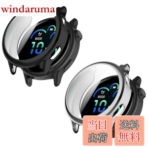 �y���������z�y2���Z�b�zFor Garmin Vivoactive 6 �P�[�X �K���X�t�B����+PC�t���[�� ��̌^ �ی�t�B���� Greerass �S�ʕی� �����ߗ� �S�ʕی� �ϏՌ� �w��h�~ �������� �h���h�o �����ȒP �t�C����