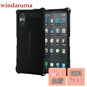 �y���������z�G���R�� Xperia 5 V SO-53D SOG12 �P�[�X �ϏՌ� ZEROSHOCK �l�p�_���p�[ �n�j�J���\�� �O���b�v�e�N�X�`���[ �X�g���b�v�z�[���t�� �u���b�N PMWX233ZEROGBK