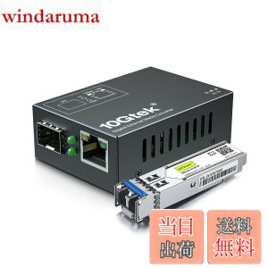 �y���������z10Gtek �M�K�r�b�g �����f�B�A�R���o�[�^�[ �������T�C�Y, �V���O�����[�h �f���A��LC�t�@�C�o�[ 1.25Gb/s 1000Base-LX SFP �t�� �Z�b�g�i1310nm 20km�j