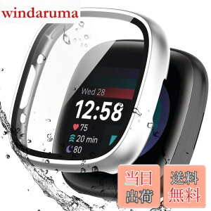 �y���������zBOOLINN For Fitbit sense2 �J�o�[/Fitbit versa4 �J�o�[ 3D���p�G�b�W �����^ PC+�K���X�f�� ��̌^ �t�@�[�E�F fitbit sense2 �P�[�X/fitbit versa4 �P�[�X �Ή� �����ߗ� �L�Y�h�~ �w��h�~ �ȒP��