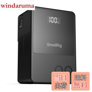 �y���������zSmallRig VB99 �~�j V �}�E���g �o�b�e���[ 6700mAh(99Wh/14.8V) 100W PD USB-C�}���[�d OLED �X�N���[�� DC�|�[�g��� D-TAP USB-A BP�C���^�[�t�F�[�X �J�����Ή� �r�f�I�J�����Ή� ���j�^�[�p �X