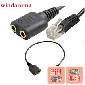 �y���������z�y�֗��ȕϊ��P�[�u����40 by WYVERN AUDIO �z RJ9 4P4C �d�b���v���O ���w�b�h�z�����}�C�N���z�P�[�u��/�A�_�v�^�[ �w�b�h�Z�b�g�iAvaya 1600 9600 SNOM Yealink Phones�j���� ��25cm