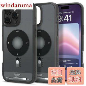 【送料無料】Spigen iPhone 16 Pro ケース MagSafe対応 クリア ストラップホール 米軍MIL規格 ウルトラ・ハイブリッド・マグフィット ACS08384 (クラシック・ブラック)