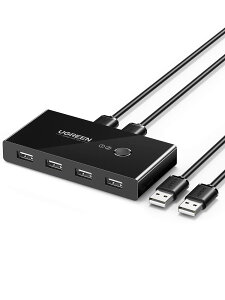 yzUGREEN ؑ֊ USB 2.0 ؂ւ PC2p v^ }EX L[{[h nuȂǂؑ 蓮ؑ֊ v^ ؂ւ@ usbP[u×2 1.5m (i) (p\R2FUSB@4)