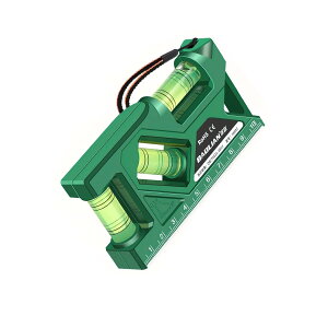 【送料無料】aninako ミニレベル 水平器 小型 クリスタルレベル 水準器 アクリルチューブ バブルレベル 6面測定 マグネット付 水平気泡管 垂直気泡管 目盛り付 105mm