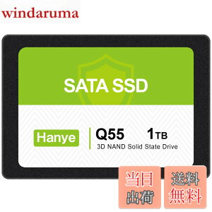�y���������zHanye 1TB �����^SSD 2.5�C���` 7mm SATAIII 6Gb/s 550MB/s 3D NAND�̗p �A���~��➑� ���K�㗝�X�i ����3�N