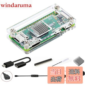 �y���������zGeeekPi Raspberry Pi Zero 2 W �P�[�X/Zero W �P�[�X�ARaspberry Pi Zero �q�[�g�V���N�A20Pin GPIO �w�b�_�[�AOTG �P�[�u���A�X�C�b�`�P�[�u���AHDMI �A�_�v�^�[�A�h���C�o�[�t���� 7 in 1 �x�[�V�b
