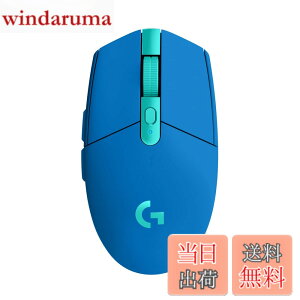 �y���������zLogicool G �Q�[�~���O�}�E�X G304 LIGHTSPEED ���C�����X �}�E�X G304-BL �y�� 99g HERO 12K�Z���T�[ 6�v���O�����{�^�� 250���ԘA���g�p�\ �u���[ PC windows mac �������K�i �y �t�@�C�i���t